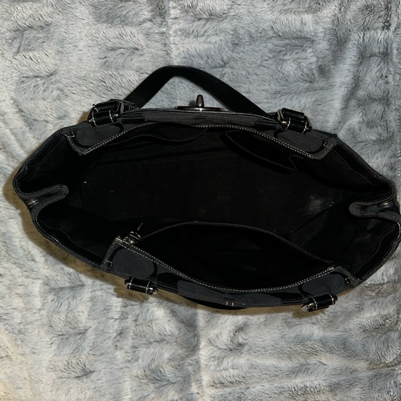 Black Coach Tote - Picture 2 of 6